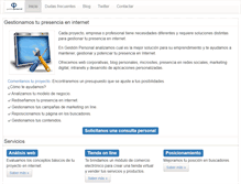 Tablet Screenshot of gestion-personal.com